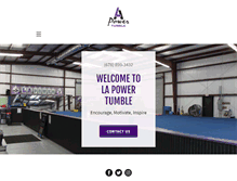 Tablet Screenshot of lapowertumble.com